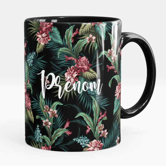 Mug - Tasse personnalisée - Fleurs