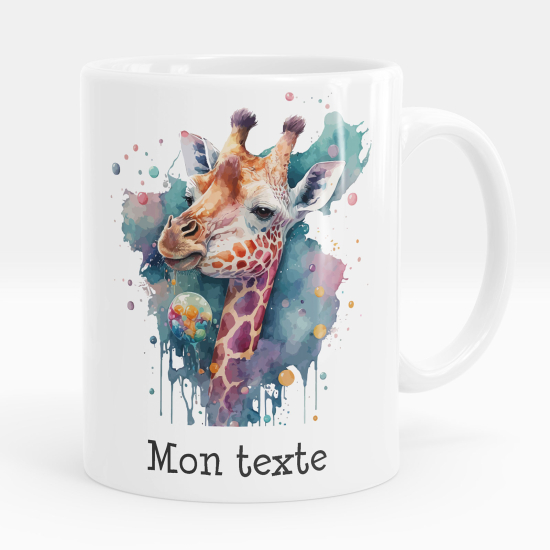 Mug - Tasse personnalisée - Girafe