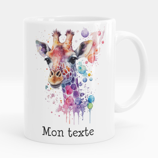 Mug - Tasse personnalisée - Girafe