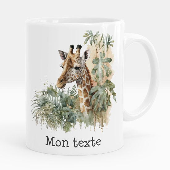 Mug - Tasse personnalisée - Girafe