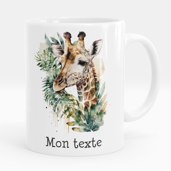 Mug - Tasse personnalisée - Girafe