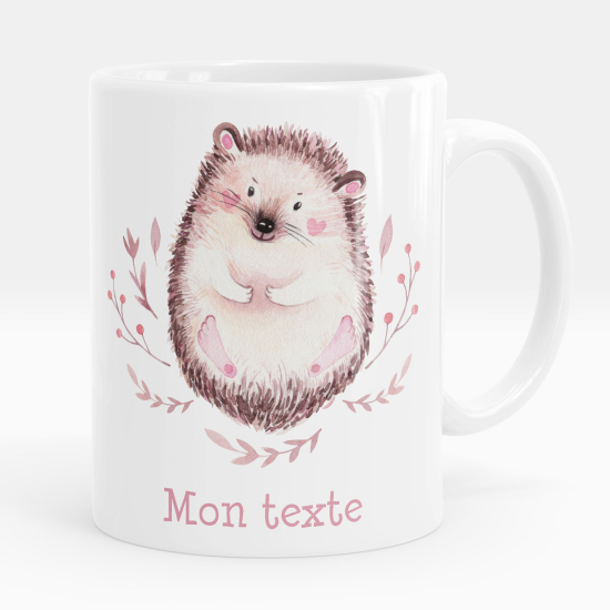 Mug - Tasse personnalisée - Hérisson