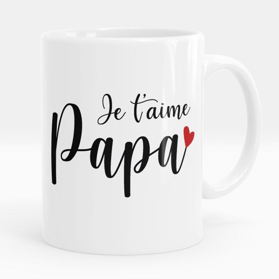 Mug - Tasse personnalisée - Je t'aime papa