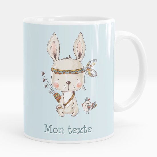 Mug - Tasse personnalisée - Lapin indien