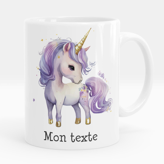 Mug - Tasse personnalisée - Licorne