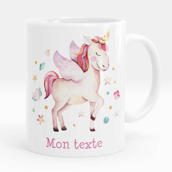 Mug - Tasse personnalisée - Licorne