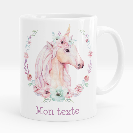 Mug - Tasse personnalisée - Licorne