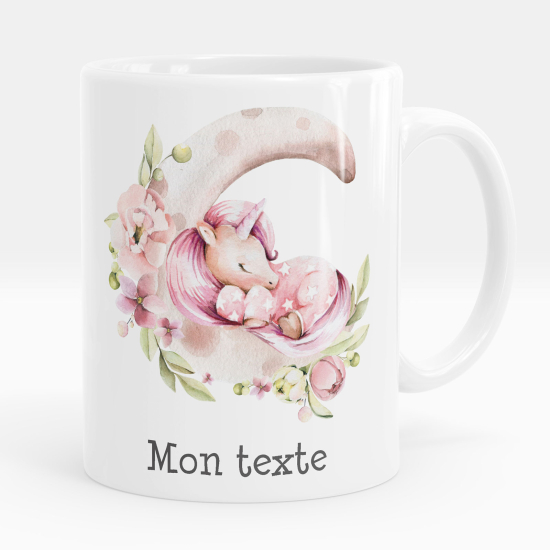 Mug - Tasse personnalisée - Licorne