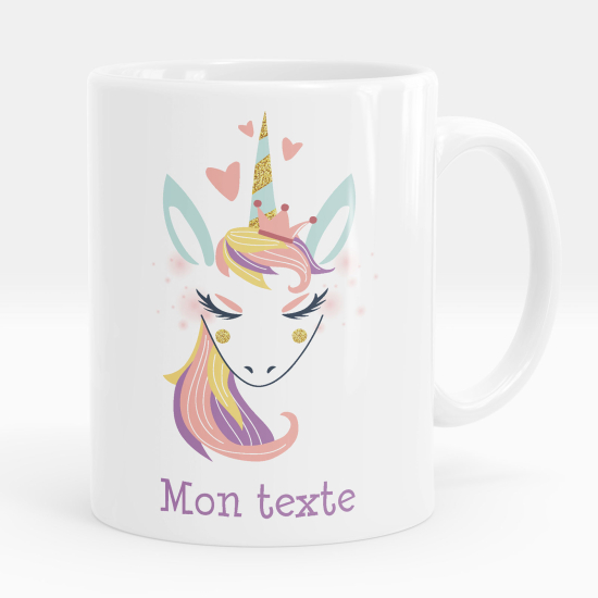 Mug - Tasse personnalisée - Licorne