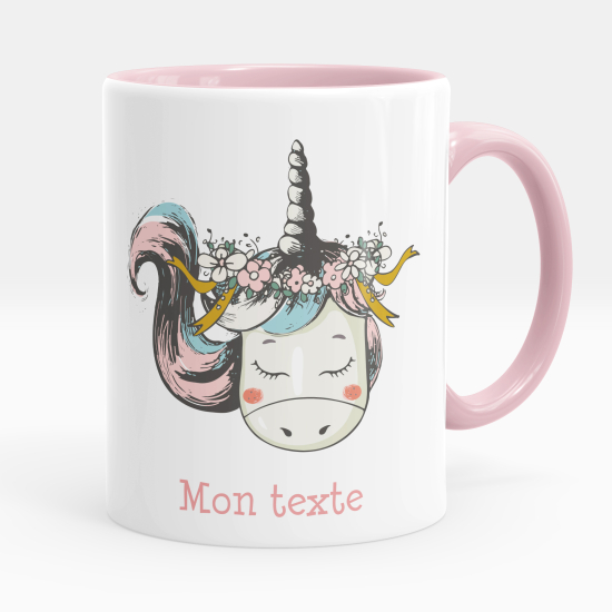 Mug - Tasse personnalisée - Licorne