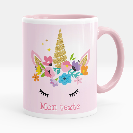 Mug - Tasse personnalisée - Licornes magique