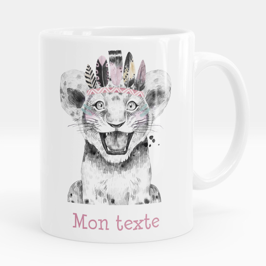 Mug - Tasse personnalisée - Lionceau indien