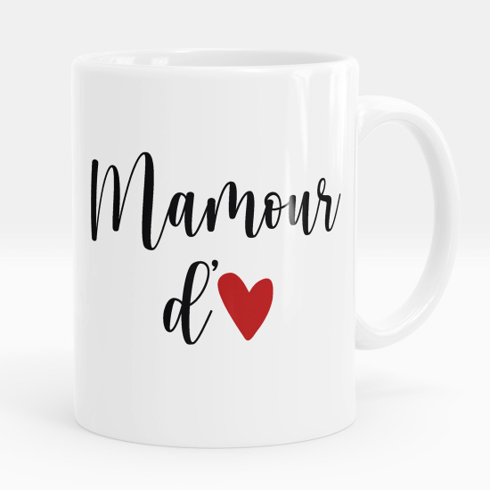 Mug - Tasse personnalisée - Mamour d'amour