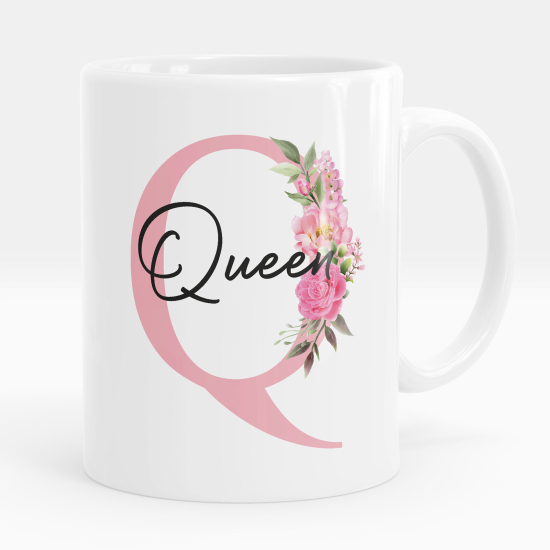 Mug - Tasse personnalisée Monogramme - Lettre Q