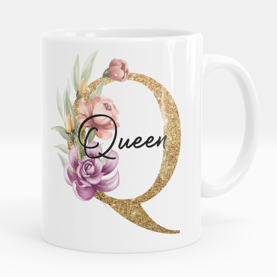 Mug - Tasse personnalisée Monogramme - Lettre Q