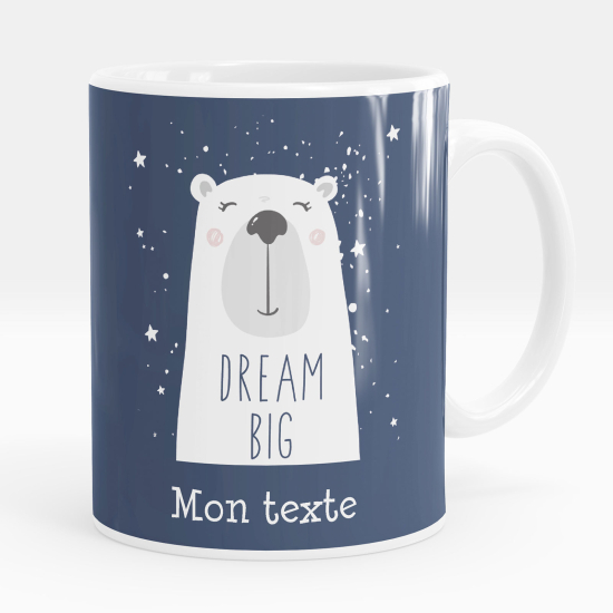 Mug - Tasse personnalisée - Ours dream big