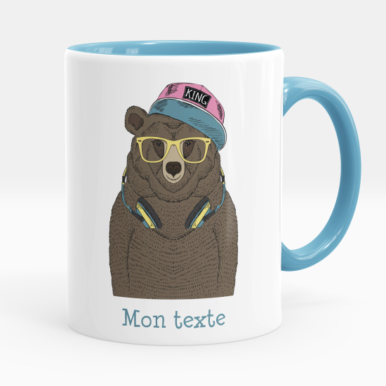 Mug - Tasse personnalisée - Ours musique