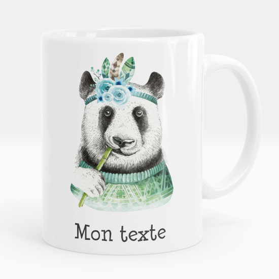 Mug - Tasse personnalisée - Panda indien