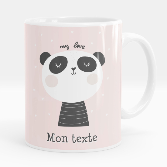 Mug - Tasse personnalisée - Panda my love