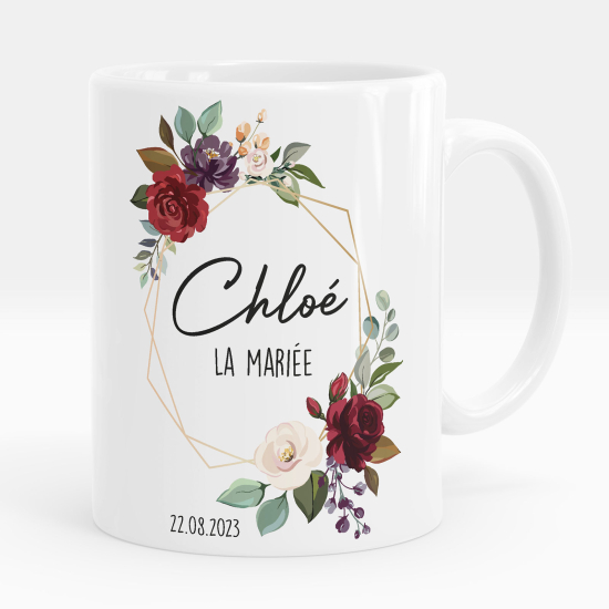 Mug - Tasse personnalisée - Prénom La mariée