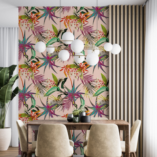 Papier peint -  Motif floral