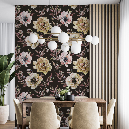 Papier peint - Motif floral