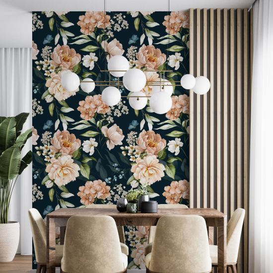 Papier peint - Motif floral