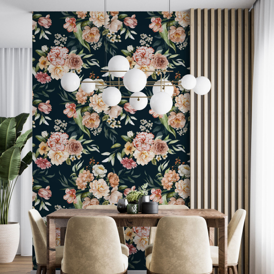 Papier peint - Motif floral