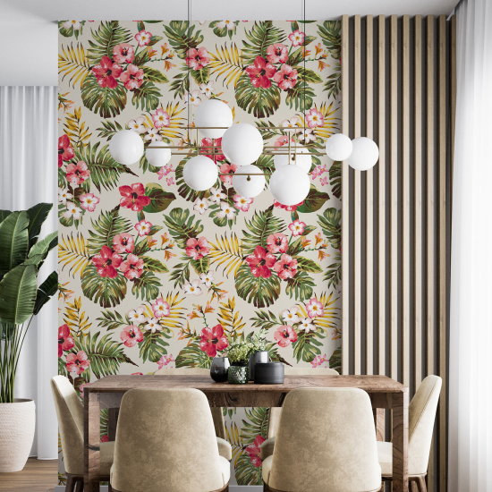 Papier peint - Motif floral