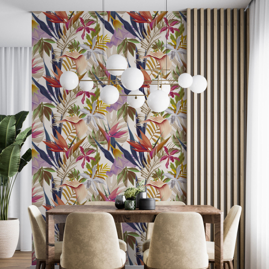 Papier peint - Motif floral