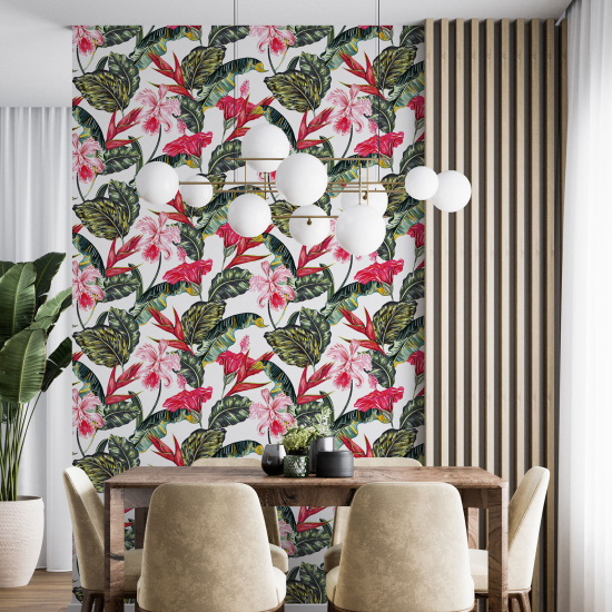 Papier peint - Motif floral