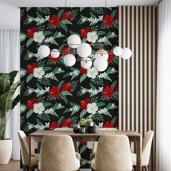 Papier peint - Motif floral