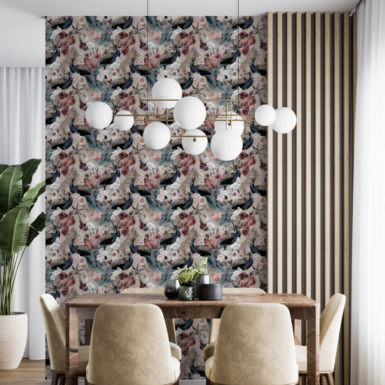 Papier peint - Motif floral