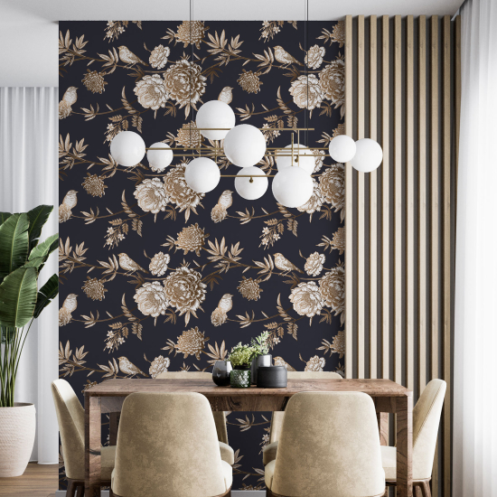 Papier peint - Motif floral