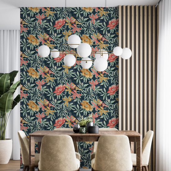 Papier peint - Motif floral