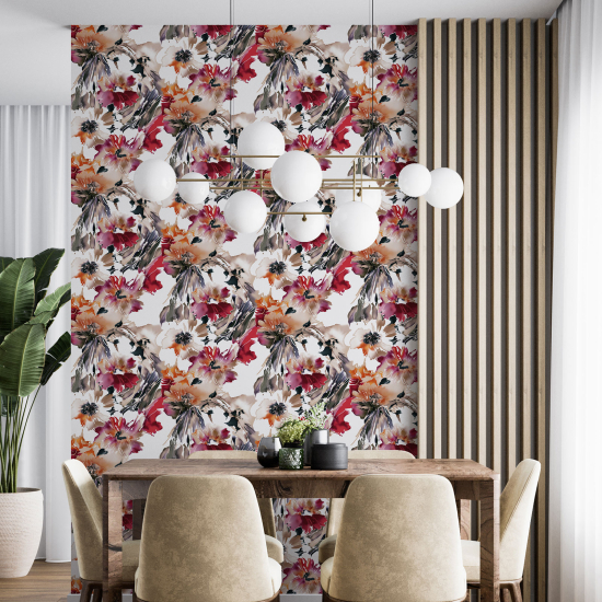 Papier peint - Motif floral