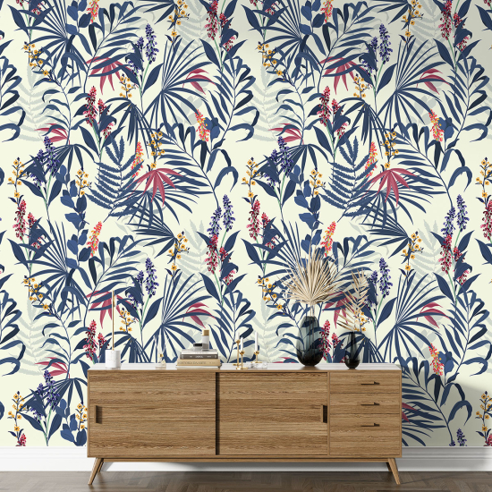 Papier peint motif XL - Motif botanique