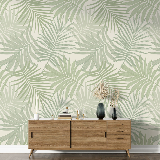 Papier peint motif XL - Motif botanique