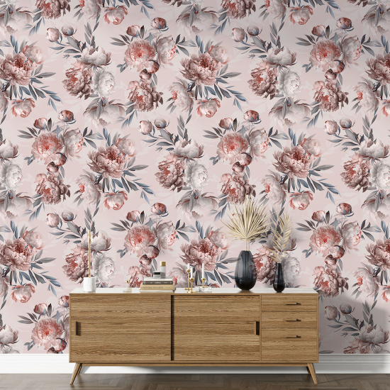 Papier peint motif XL - Motif floral