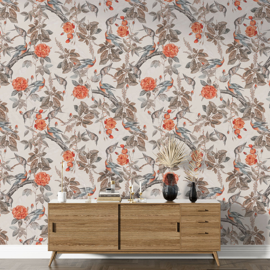 Papier peint motif XL - Motif floral