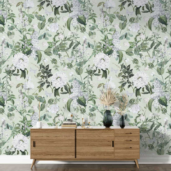 Papier peint motif XL - Motif floral