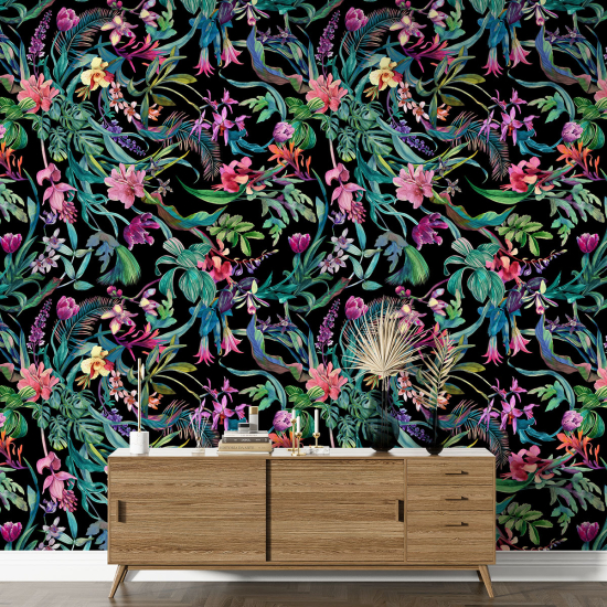 Papier peint motif XL - Motif tropical