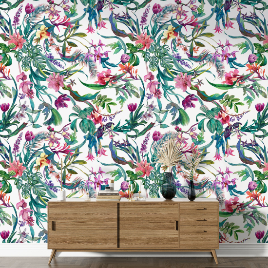 Papier peint motif XL - Motif tropical