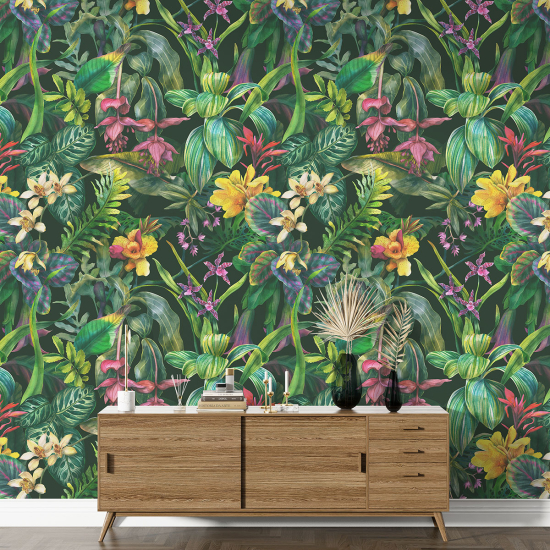 Papier peint motif XL - Motif tropical