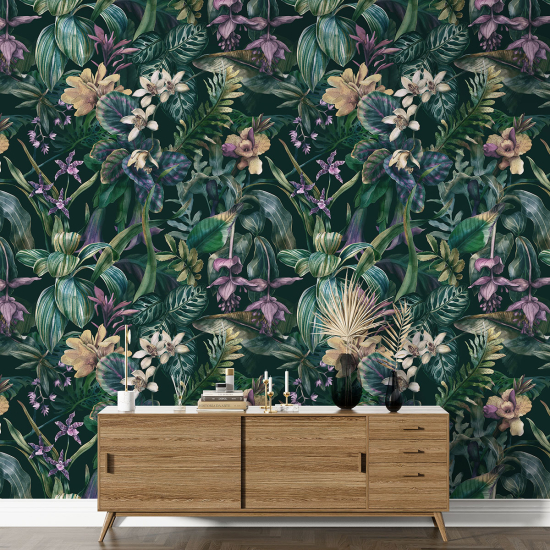 Papier peint motif XL - Motif tropical