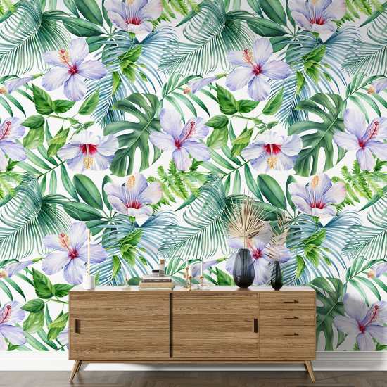 Papier peint motif XL - Motif tropical