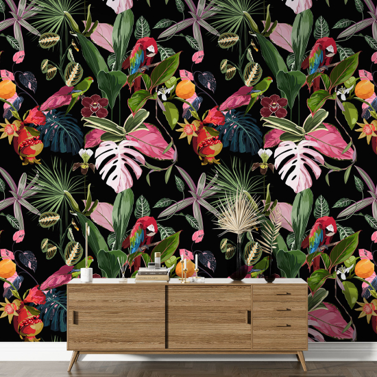 Papier peint motif XL - Motif tropical