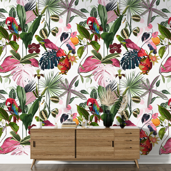 Papier peint motif XL - Motif tropical