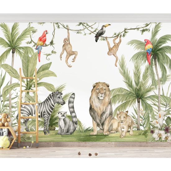 Papier peint - Jungle Enfant - 782