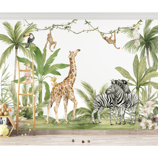 Papier peint - Jungle Enfant - 896